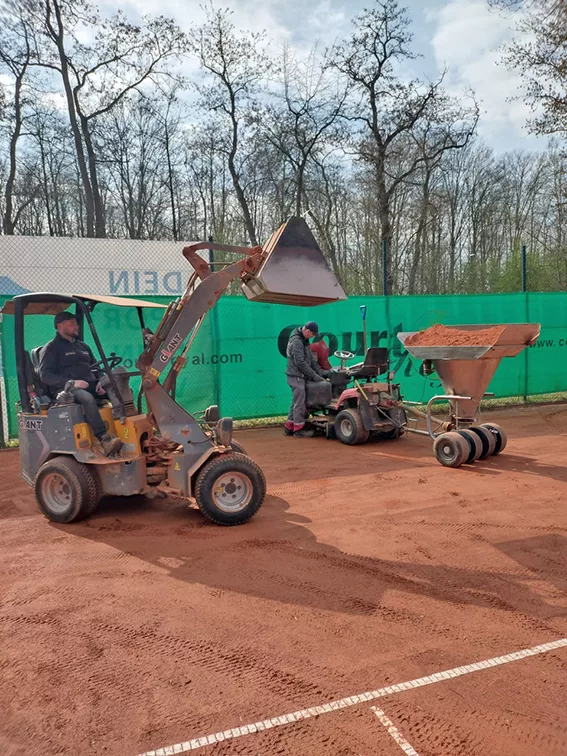 Platzaufbereitung beim TPSK 3