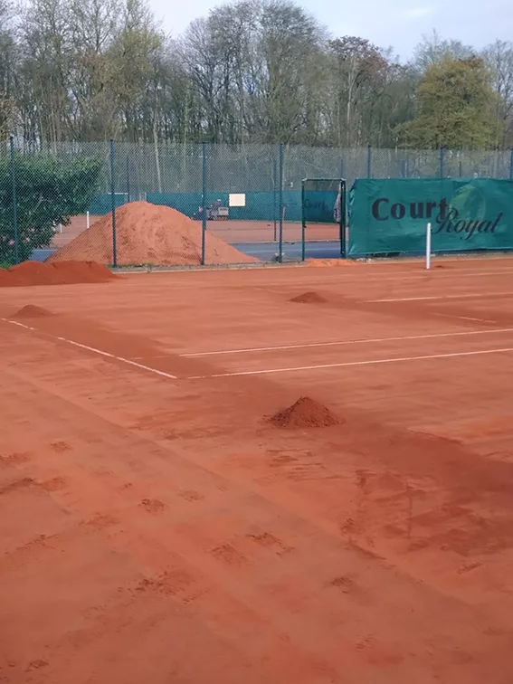 Platzaufbereitung beim TPSK 2